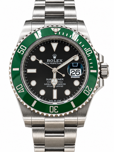 Rolex Submariner Date d’occasion – Lunette verte et cadran noir