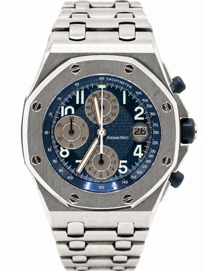 Audemars Piguet Royal Oak Offshore d’occasion – Chronographe à cadran bleu