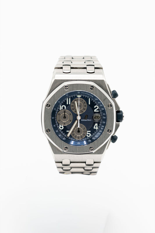 Audemars Piguet Royal Oak Offshore d’occasion – Chronographe à cadran bleu