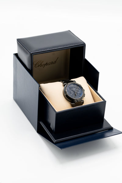 Chopard Chronographe Automatique d’occasion – Cadran sombre et chiffres romains