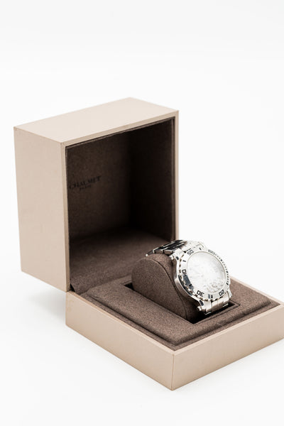 Chopard Happy Sport Chronographe d’occasion – Cadran blanc et pierres mobiles