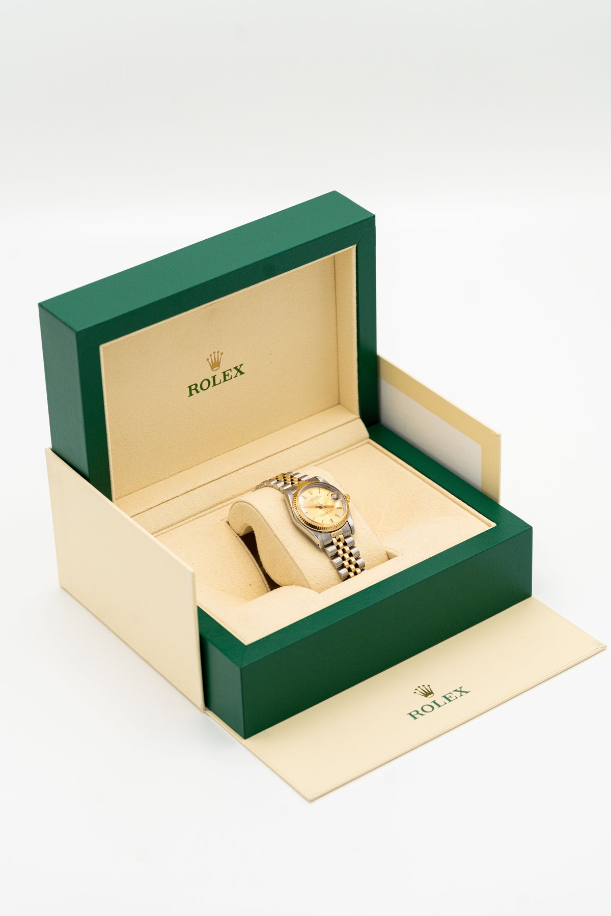 Rolex Lady-Datejust d’occasion – Cadran champagne et bracelet bicolore