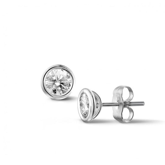 Boucle D'oreilles point diamant