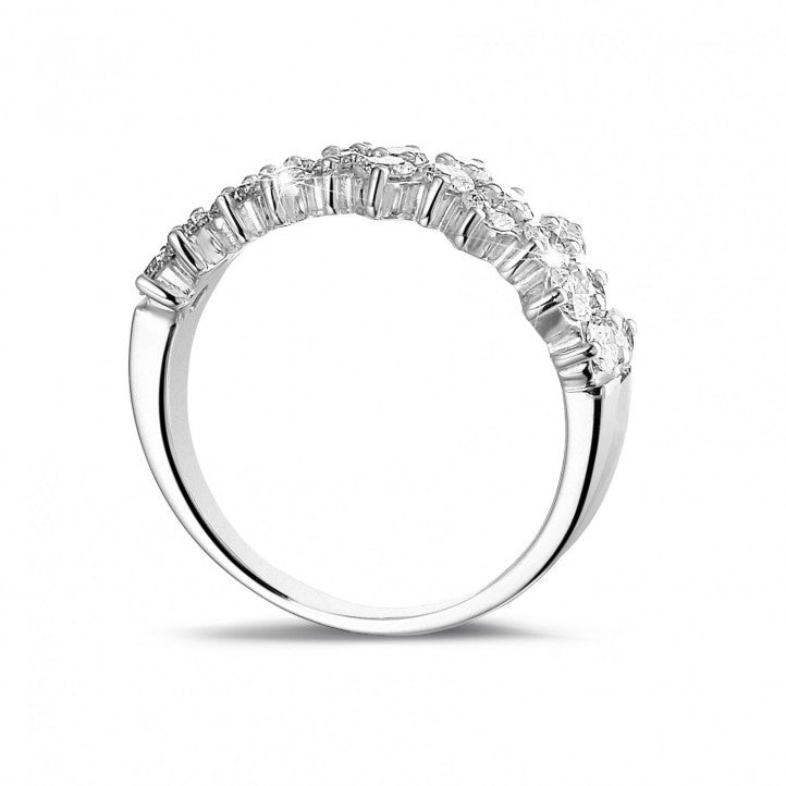 Alliance Princesse diamants en or 18 carats