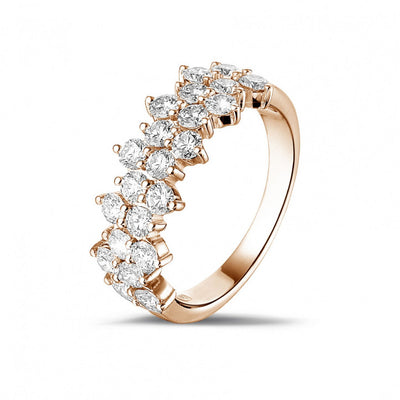 Alliance Princesse diamants en or 18 carats