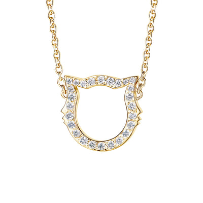 Pendentif Chat d'amour