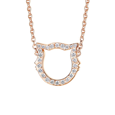 Pendentif Chat d'amour