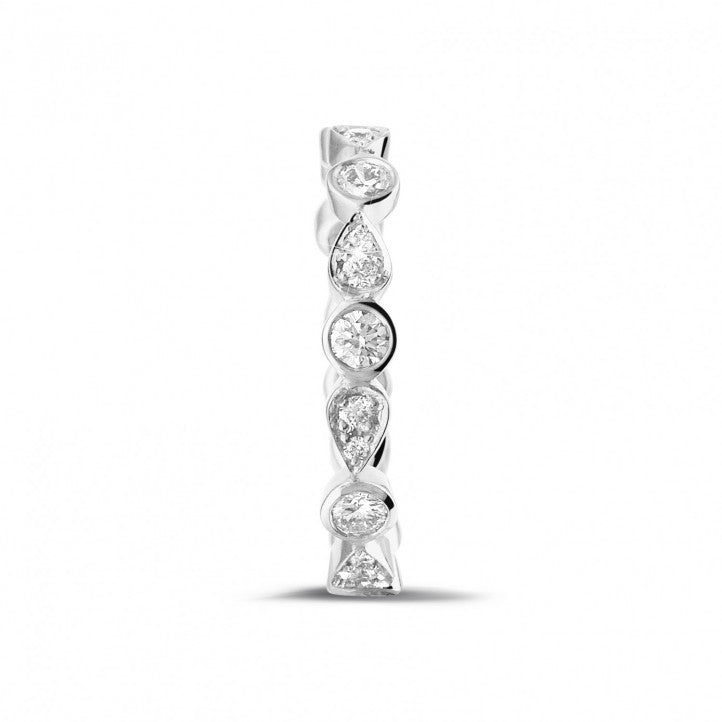 Alliance Superposable diamants en or 18 carats