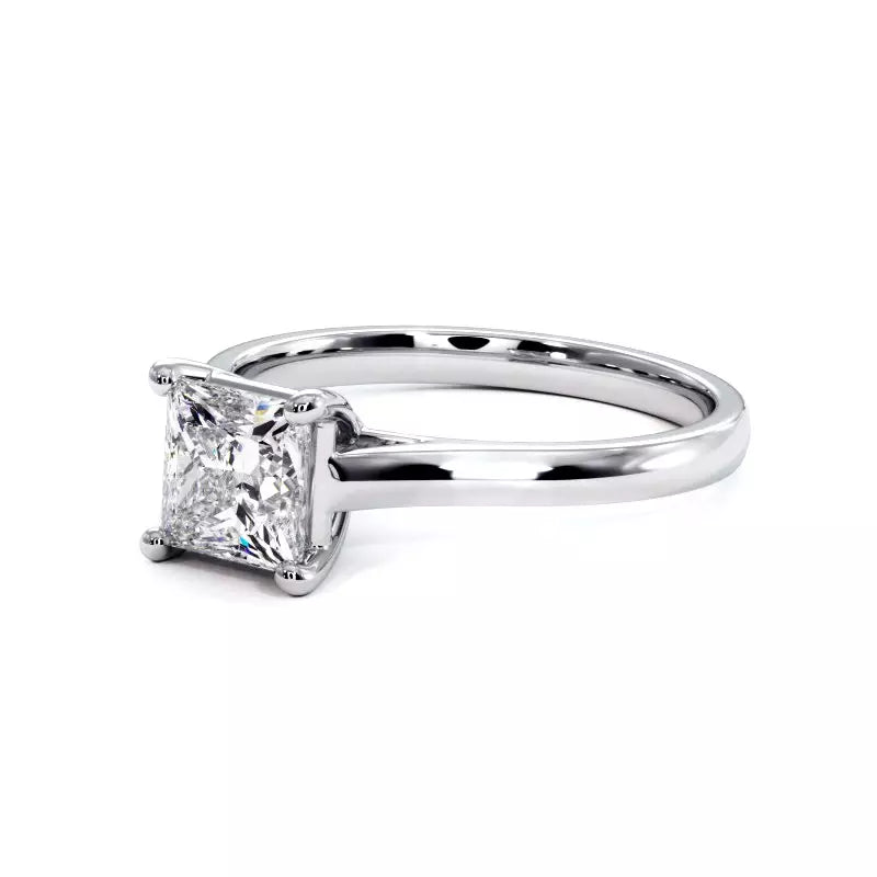 Bague de fiançailles Diamant Princesse Promesses