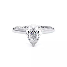 Bague de Fiançailles Diamant Poire Promesse