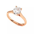 Bague De Fiançailles Diamant Ovale Promesse