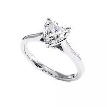 Bague De Fiançailles Diamant Cœur Promesse