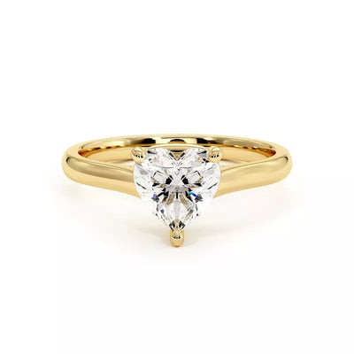 Bague De Fiançailles Diamant Cœur Promesse