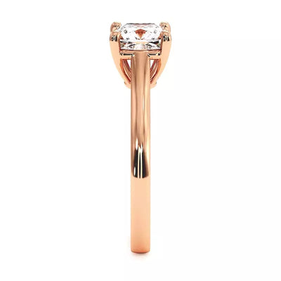 Bague De Fiançailles Diamant Coussin Promesse