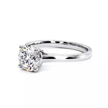 Bague De Fiançailles Diamant Rond Promesse
