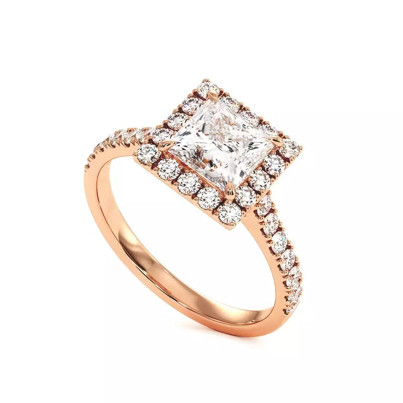 Solitaire Diamant Princesse Ma vie
