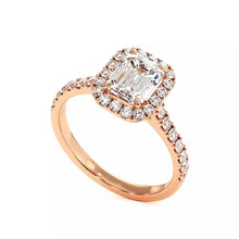 Solitaire Diamant Emeraude Ma Vie