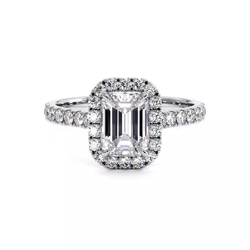 Solitaire Diamant Emeraude Ma Vie