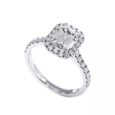 Solitaire Diamant Emeraude Ma Vie
