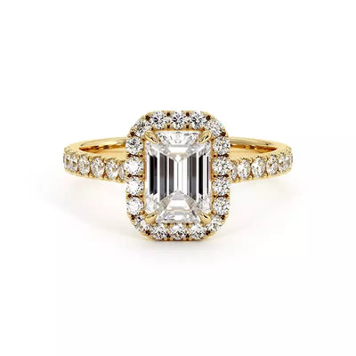Solitaire Diamant Emeraude Ma Vie