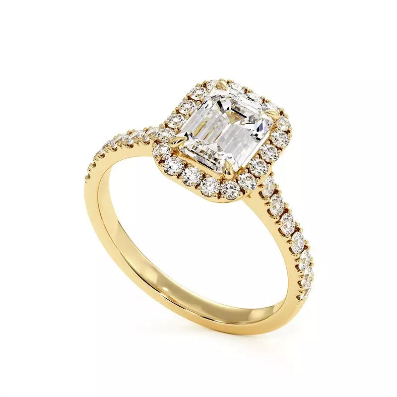 Solitaire Diamant Emeraude Ma Vie