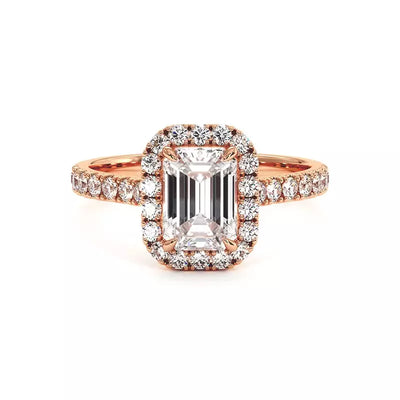 Solitaire Diamant Emeraude Ma Vie