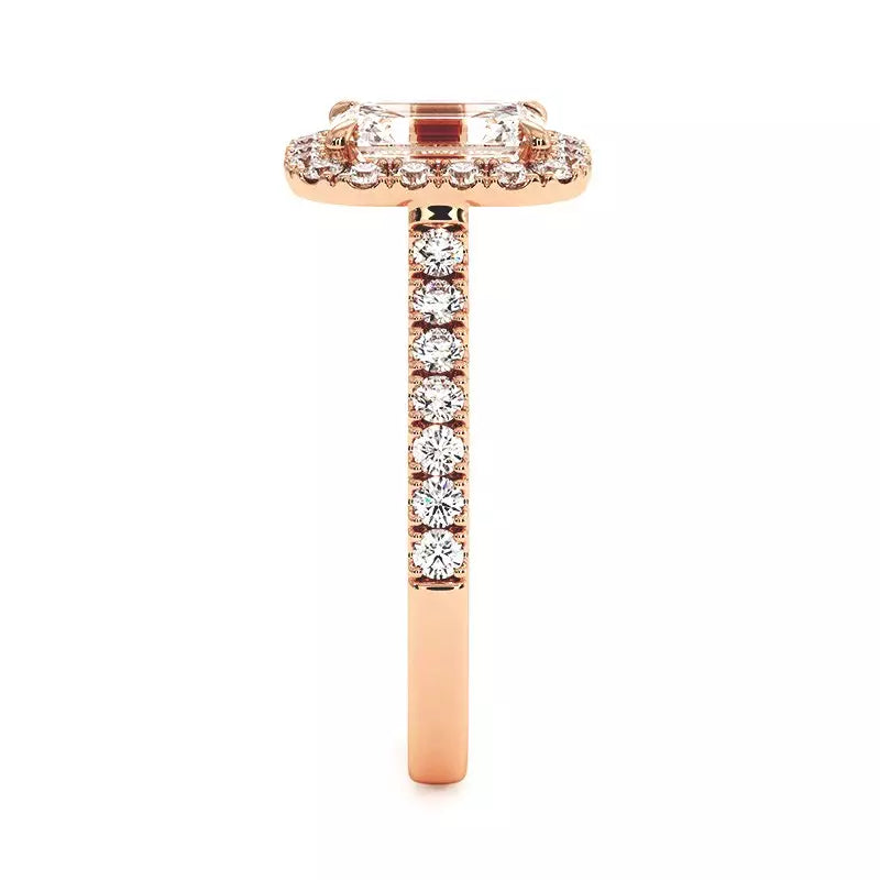 Solitaire Diamant Emeraude Ma Vie