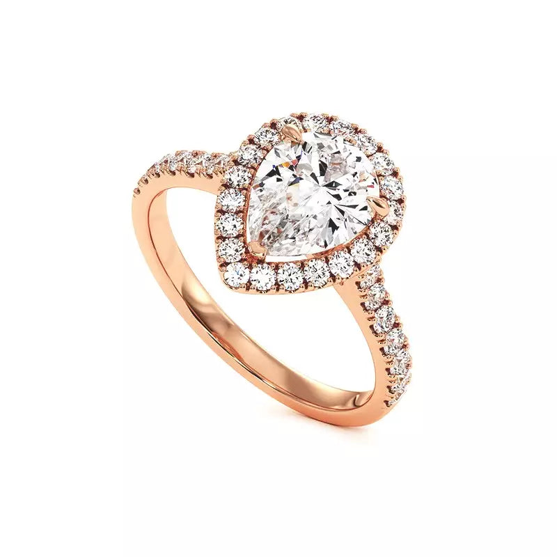 Solitaire Diamant Poire Ma Vie