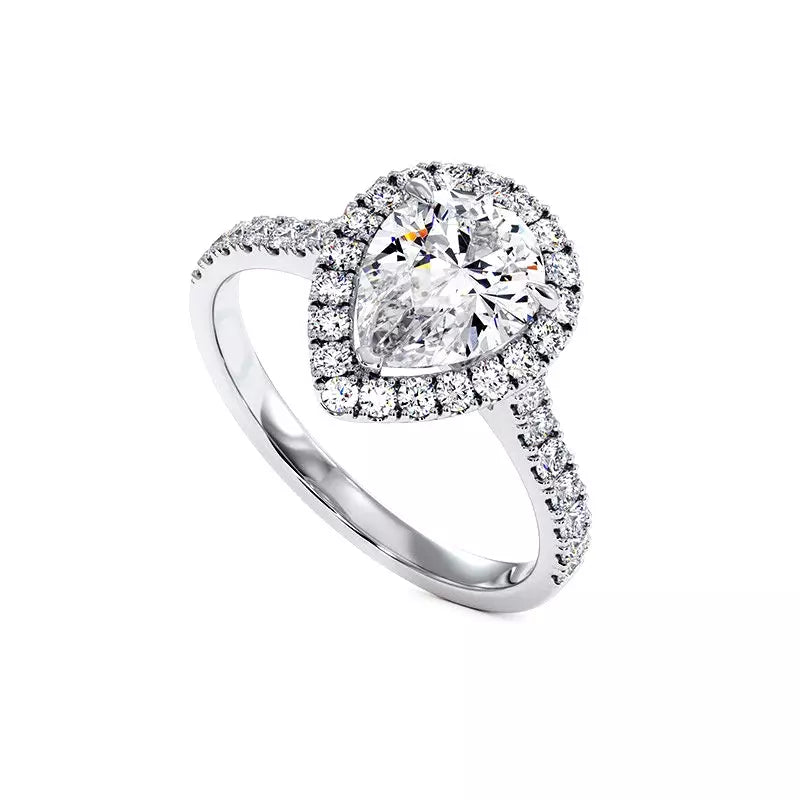 Solitaire Diamant Poire Ma Vie