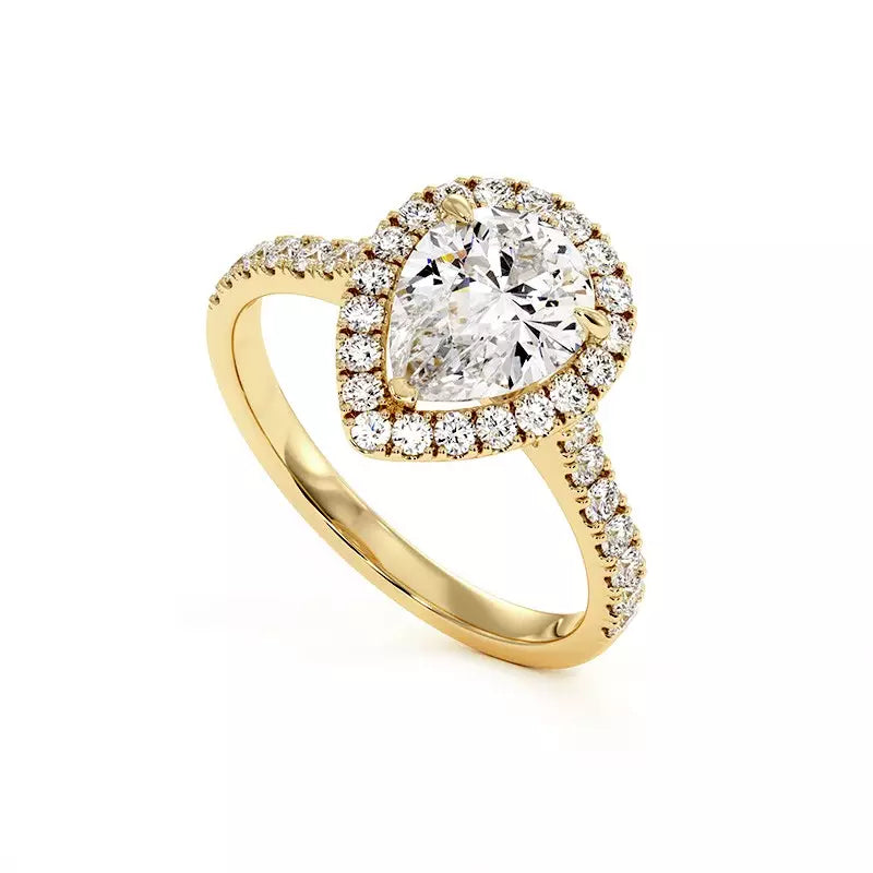Solitaire Diamant Poire Ma Vie