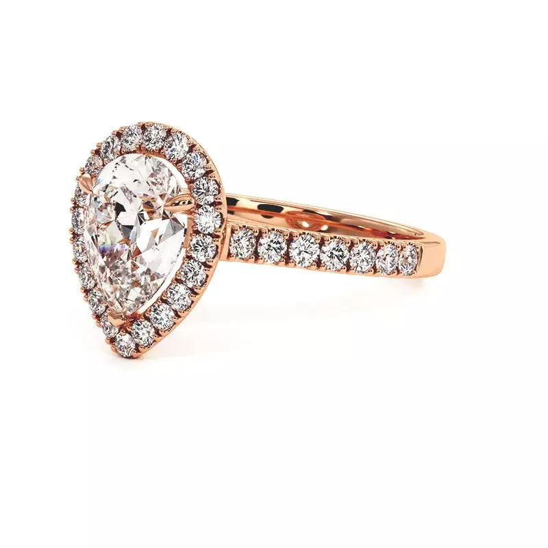 Solitaire Diamant Poire Ma Vie