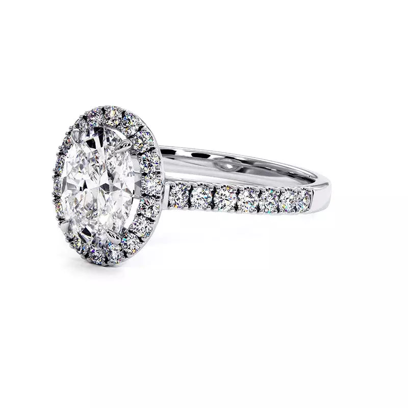 Solitaire Diamant Ovale Ma Vie