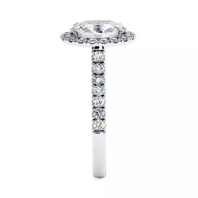 Solitaire Diamant Ovale Ma Vie