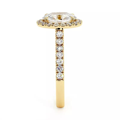 Solitaire Diamant Ovale Ma Vie