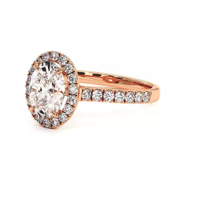 Solitaire Diamant Ovale Ma Vie