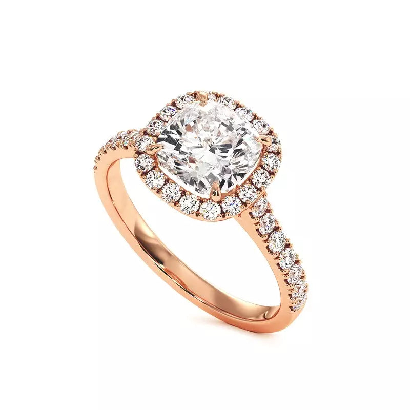 Solitaire Diamant Coussin Ma Vie