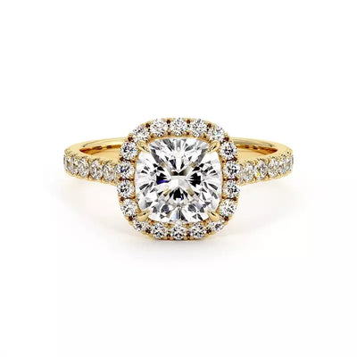 Solitaire Diamant Coussin Ma Vie