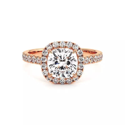 Solitaire Diamant Coussin Ma Vie