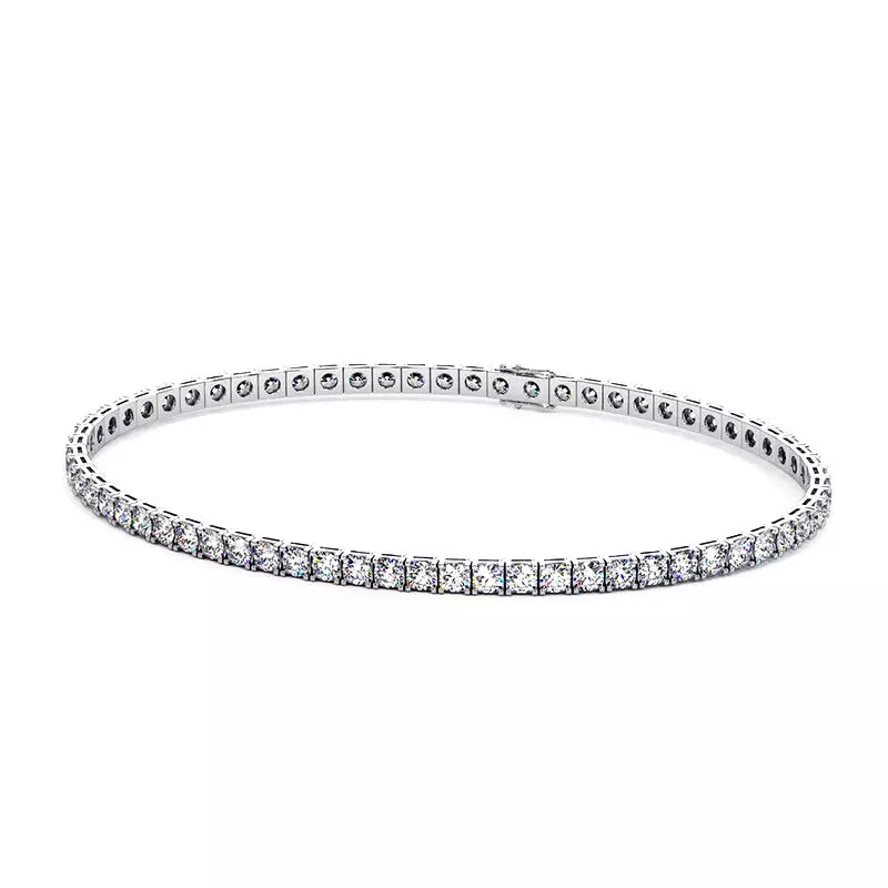 Bracelet rivière de Diamants ronds